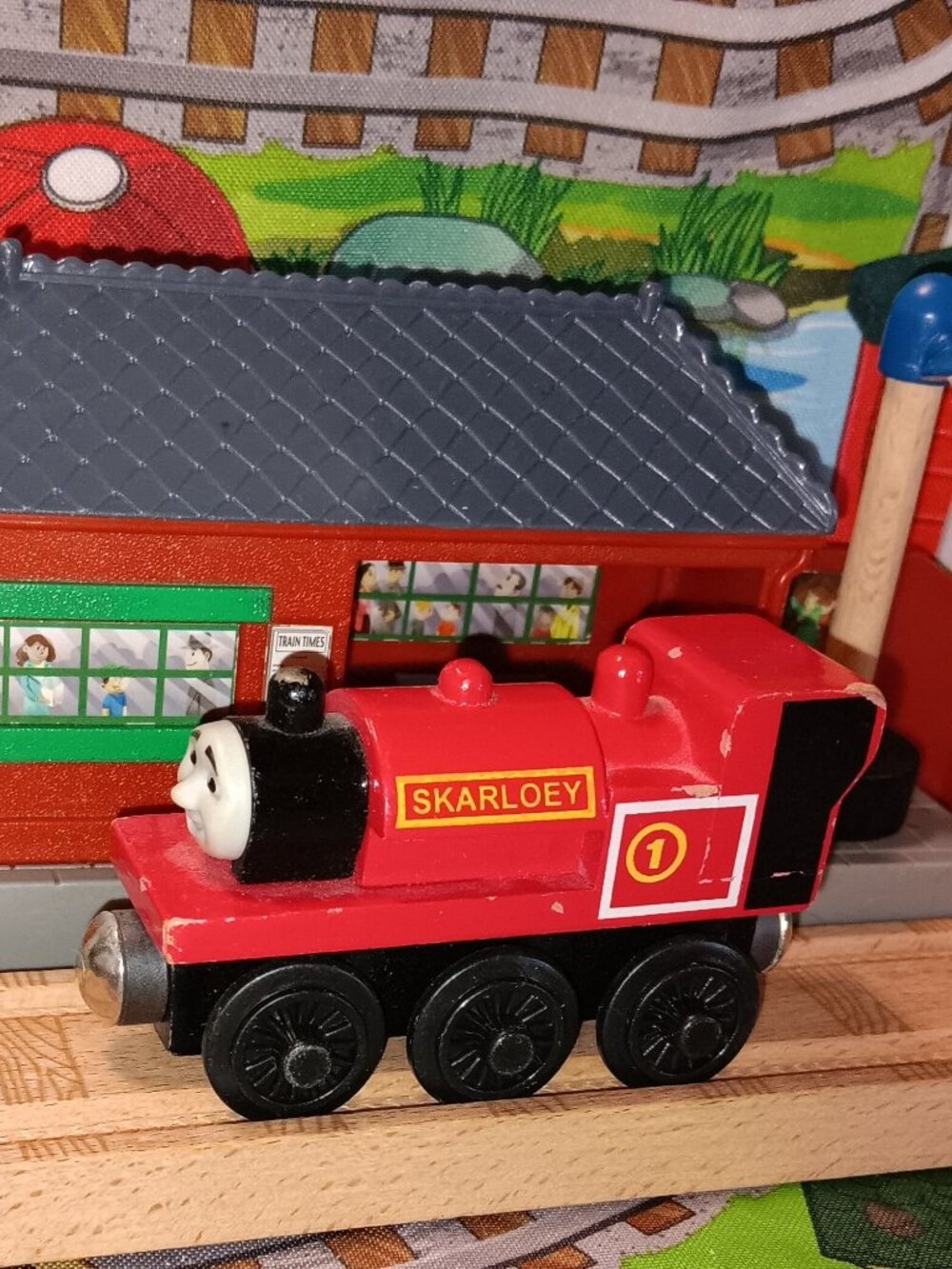Thomas Wooden Railway Train Track Engine Skarloey